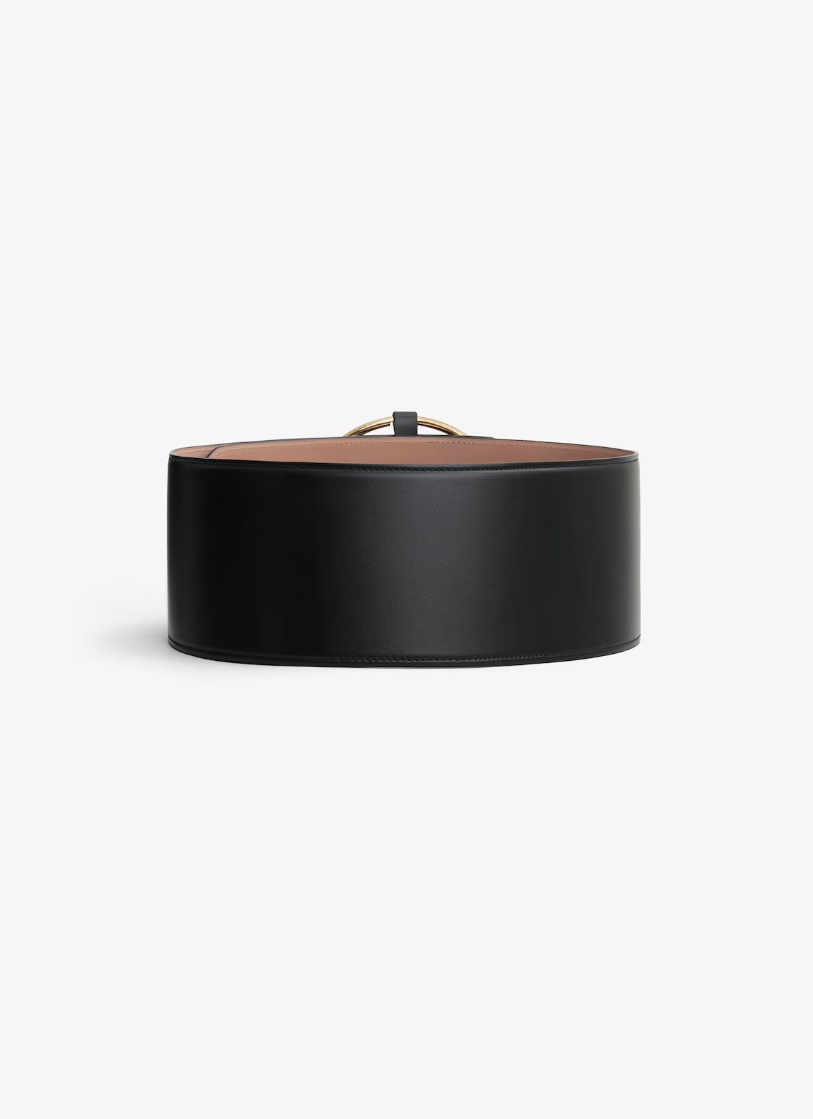 RING BELT IN CALFSKIN ALAÏA BLACK RING BELT IN CALFSKIN